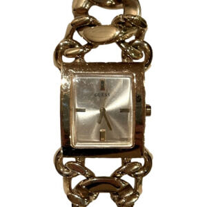 Guess rare vintage gold chain link chunky  watch